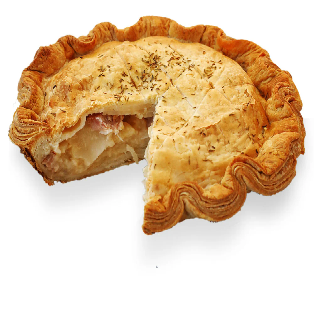 Scalloped Potato & Ham Pie